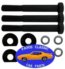 65-70 Ford Mustang Steering Gear Box To Frame Bolts 7/16"-14 x 3-1/2" 6pcs #585