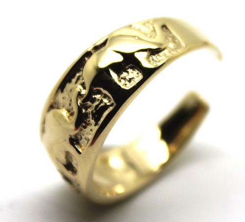 Kaedesigns Genuine Solid 9ct 9k Yellow Gold Lucky Elephant Toe Ring - Picture 6 of 24
