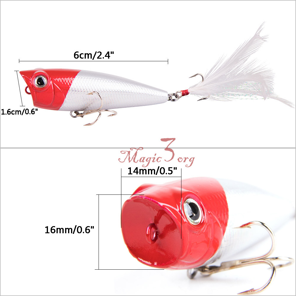 1pcs/lot Popper Fishing Lure CrankFish Baits 8cm 13g Lures Croatian EI Floating Hard Bait With Single Hook (Color : 06 1pcs/lot Popper Fishing Lure CrankFish Baits 8cm 13g Lures Croatian EI Floating Hard Bait With Single Hook (Color : 06