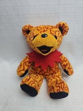Grateful Dead orange Fire Edition Liquid Blue 3/22/90 Bean Bear