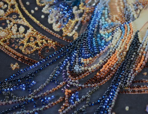 DIY Perlenstickerei Set Betender Engel Perlenarbeiten Perlen Nähen Basteln Kunst Set - Bild 12 von 14