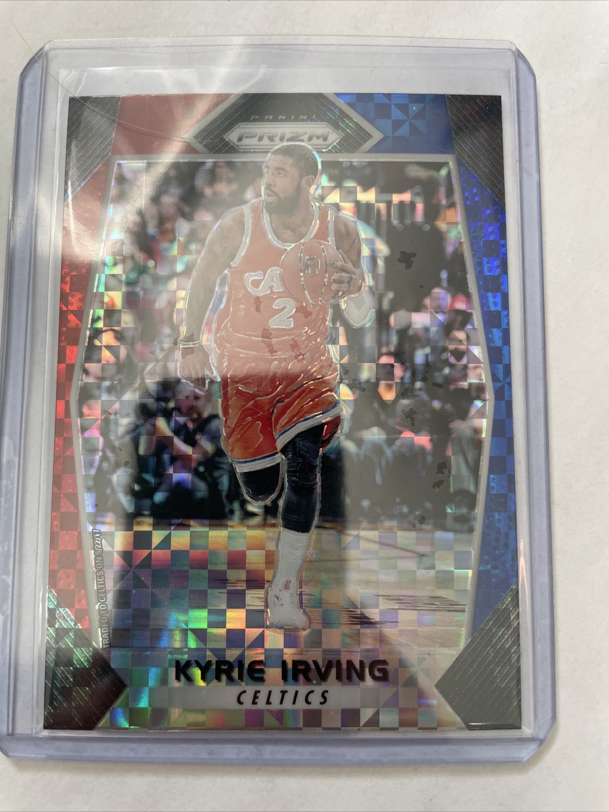 2017-18 Panini Prizm - Red, White & Blue Prizm #192 Kyrie Irving