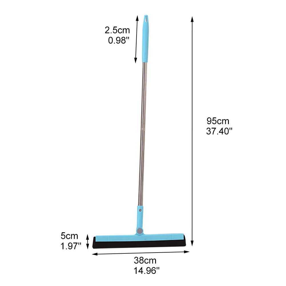 Rubber Floor Squeegee Window Shower Wet Room Tile Cleaning MopFoam