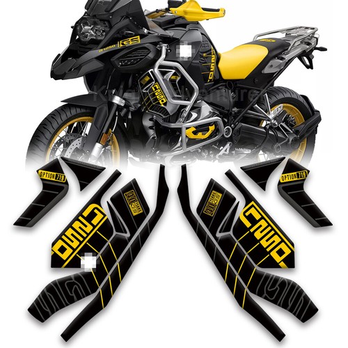 For 2020 BMW R1250GS Adv 40 Years Motorcycle 3D Resin Reflective Decal Sticker - Picture 2 of 14