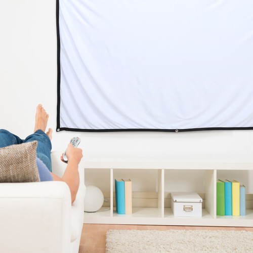 1 Set Folding Projector Bildschirm 84 Zoll 16: 9 Bildschirm für das Heimkino im - Bild 5 von 12