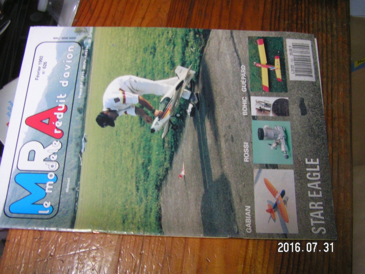 Revue MRA N°626 - Plan Encarté Gabian / Décollage Guépard Cougar F9 - Occasion Collection Aviation