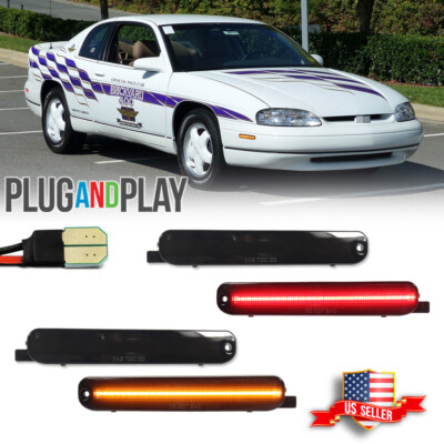 For 95-01 Chevy Chevrolet Lumina 95-99 Monte Carlo Front & Rear LED Side Markers