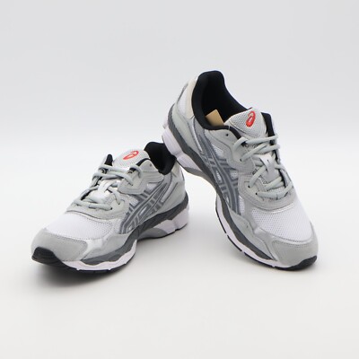 1201A789-102 Asics Gel-NYC White Steel Grey Red (Men's) | eBay