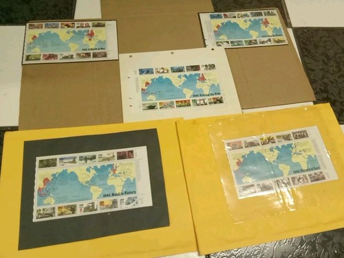 Complete SET of 5 Sheets A World at War 29 cent Stamps 1941 1942 1943 1944 1945