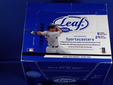 2005 LEAF MLB BASEBALL FOIL BOX 24 PACKS YADIER MOLINA PROSPECTS NEW