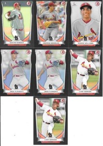 ST. LOUIS CARDINALS 2014 Bowman Draft Top Prospects Asia Black NICE (7) CARD LOT | eBay