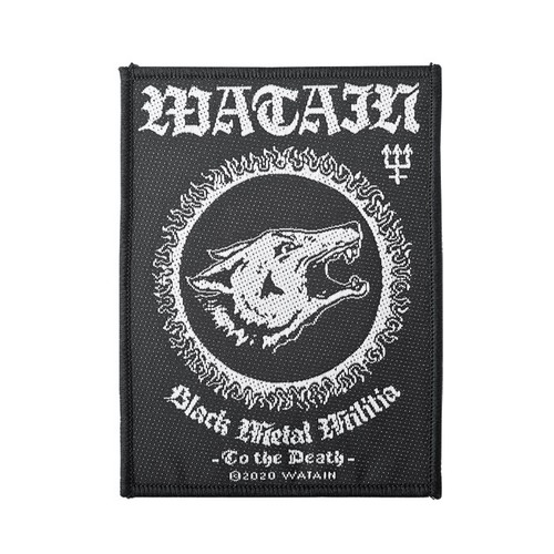 WATAIN - BM Militia --- Official Woven Patch Dissection Unanimated Valkyrja - 第 1/2 張圖片