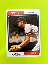 1974 Topps #215 Al Kaline Detroit Tigers Ex