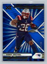 2021 Panini XR #69 Sony Michel Blue