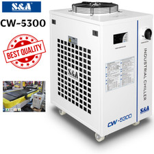 S A CW-5300AN/BN/BH/DN Industrial Water Chiller Cooling 150W 200W CO2 Laser Tube