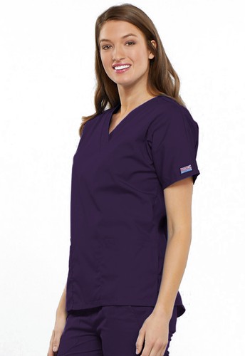 Cherokee Workwear Originals Women's V-Neck Scrub Top | 4700 - Picture 46 of 79