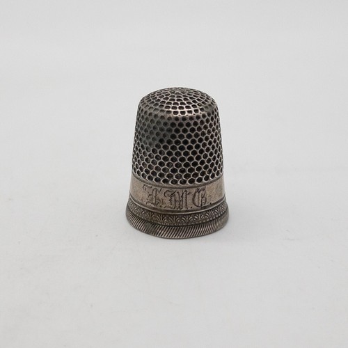 Antique 1920s Sterling Silver THIMBLE
