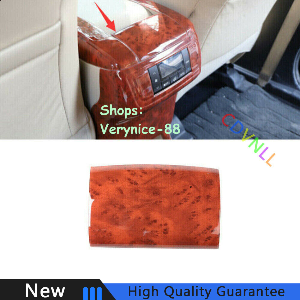 Fit For Toyota Highlander 2014-2019 Peach Wood Central Console Storage Box Cover