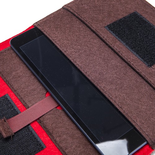 Felt Fabric Sleeve Case Cover,iPad,Tablet,Documents 3 Pockets.6 Colors 2 Sizes - 第 21/38 張圖片