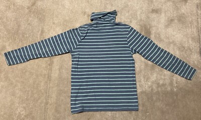 Vertbaudet Kids Roll Neck Jumper - Size 140cm - Teal/Grey