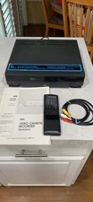LXI Series 4 Head VCR VHS Player Works Great Tested. Comes with controller