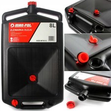 Recipiente tanica 8 litri raccolta cambio olio benzina per auto