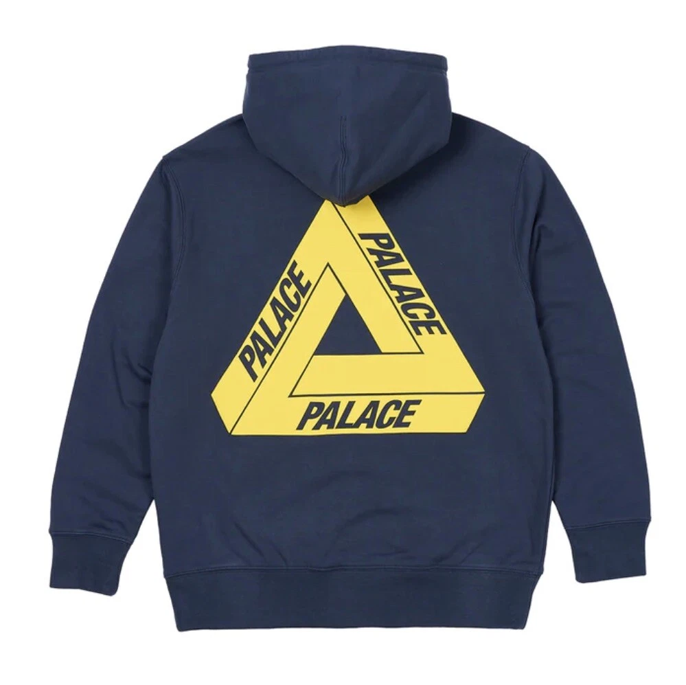 Palace Tri-Puff Print Zip Hoodie Navy Hooded Sweatshirt Size 2XL Tri-Ferg  SS23 | eBay