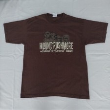 Vintage Mount Rushmore Shirt XL National Memorial Made In USA Tee A12