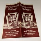 PRR Pennsylvania Railroad  Condensed ￼Train Timetables 2/16/1958