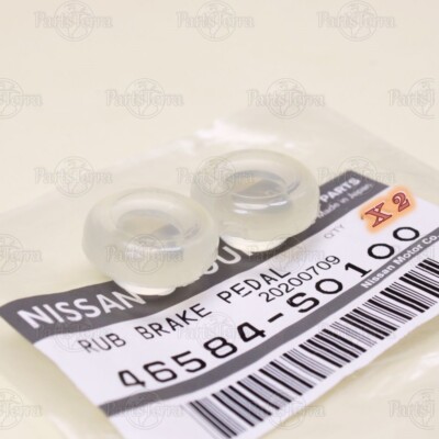 Nissan Infiniti Brake & Clutch Rubber Pedal Stoppers 46584S0100
