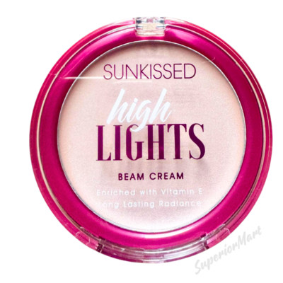 Sunkissed Highlights Beam Cream Iridescent Glow Pearl Highlighter Vitamin E