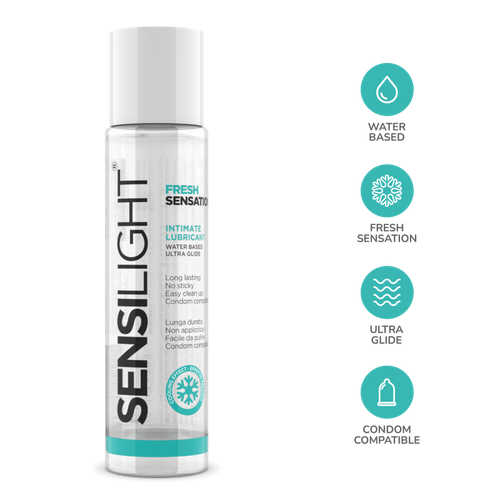 Lubrificante Intimo Vaginale Acqua Stimolante Effetto Freddo Sensilight Fresh - Foto 3 di 5