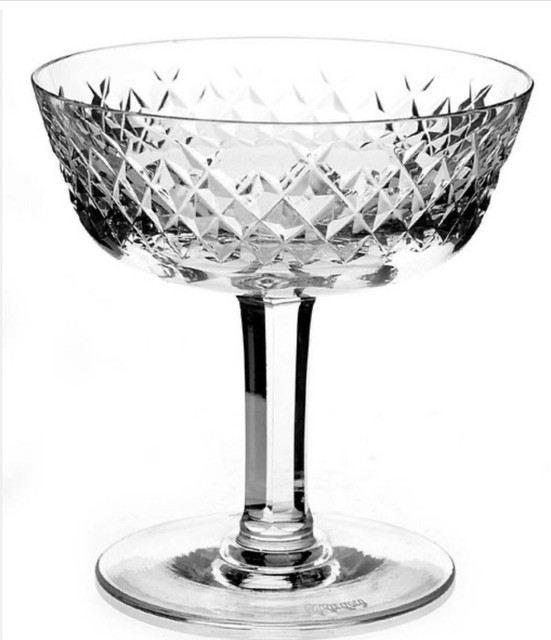 WATERFORD Crystal Stemware ALANA Sherbet...Ice Cream... Champagne Glasses 4 1/8” eBay
