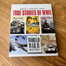 True Stories of WWII on Blu ray 2014 Memphis Belle, Battle of the Bulge, & Defia
