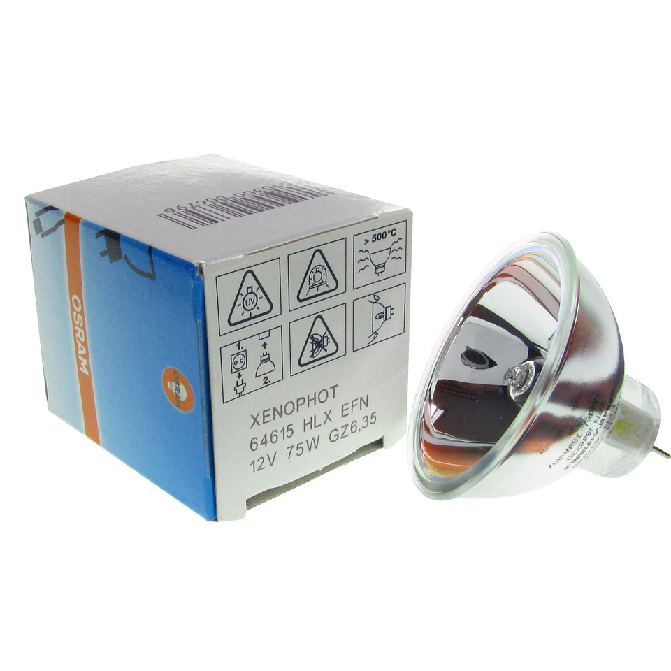 EFN A1/230 OSRAM 12v 75w GZ6.35 HLX 64615 XENOPHOT Disco DJ Projector Bulb Lamp - Image 3 of 4