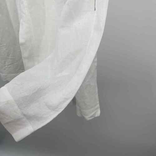 Seafolly White Wide Leg Linen Pants Womens Small Swim Coverup Drawstring - Picture 6 of 9