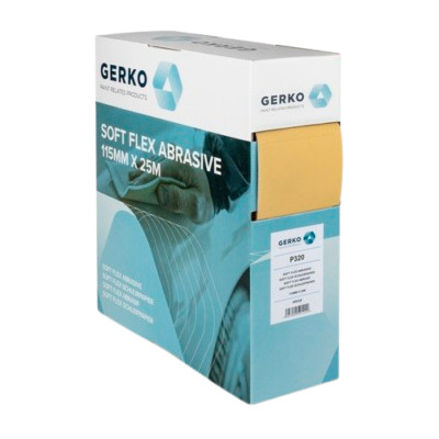Gerko soft flex Schleifpapier Rolle 115mm x 25m P150