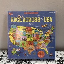 Scholastic Race Across the USA Game University Games 00701 SEALED