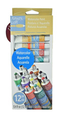 Artist's Loft Fundamentals Watercolor Paint 12 Piece Set 0.4 fl oz/each New