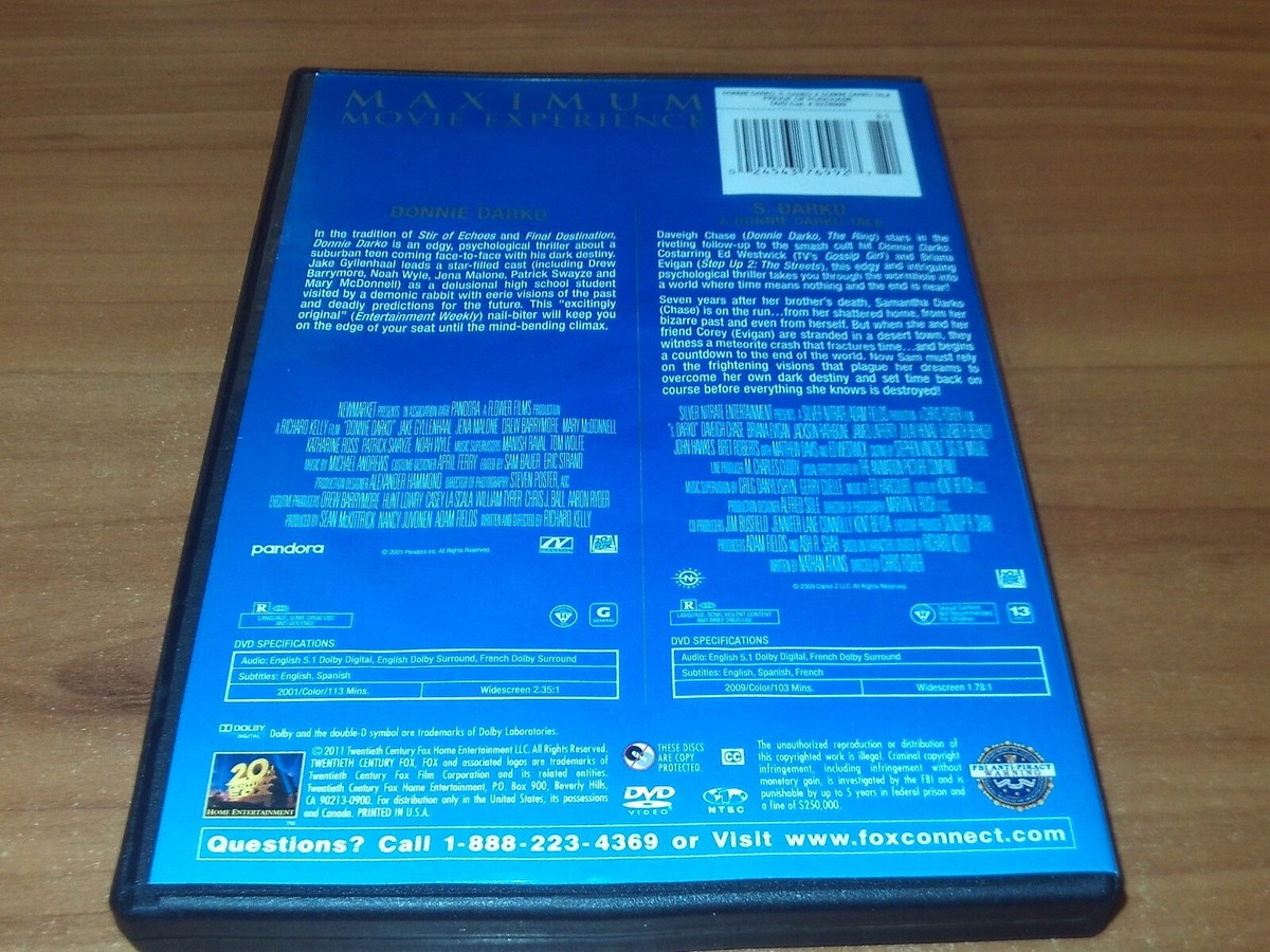Donnie Darko/S. Darko: A Donnie Darko Tale (DVD, 2009, 2