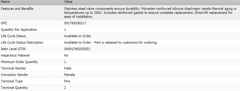 EGR Valve SMP for 1993 DODGE D250 V8-5.9L - Image 4 of 4