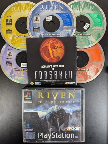 Riven The Sequel to Myst Sony Playstation 1 PS1 gebraucht in OVP