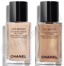 CHANEL LES BEIGES Sheer Healthy Glow Highlighting Fluid 1 oz. NEW, YOU CHOOSE