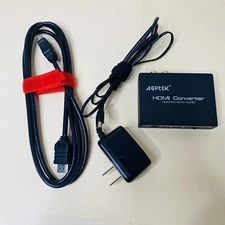 AGPTEK HDMI CONVERTER HDMI TO HDMI + AUDIO With Extras Vtg
