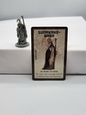 Sunakake-Baba Rising Sun Daimyo CMoN  miniature box monster game w/ card