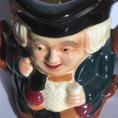Shorter & Sons Toby Jug Teekanne - handbemalt - Made in Staffordshire England