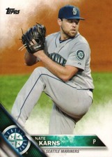 2016 Topps Baseball #539 - Nate Karns - Seattle Mariners  16-825