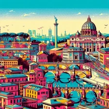 Digital image picture photo wallpaper POP ART 268