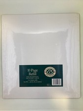 Windsor  Browne Scrapbook 10 Refill Pages for 3.5"x5" Photos PocketsNew