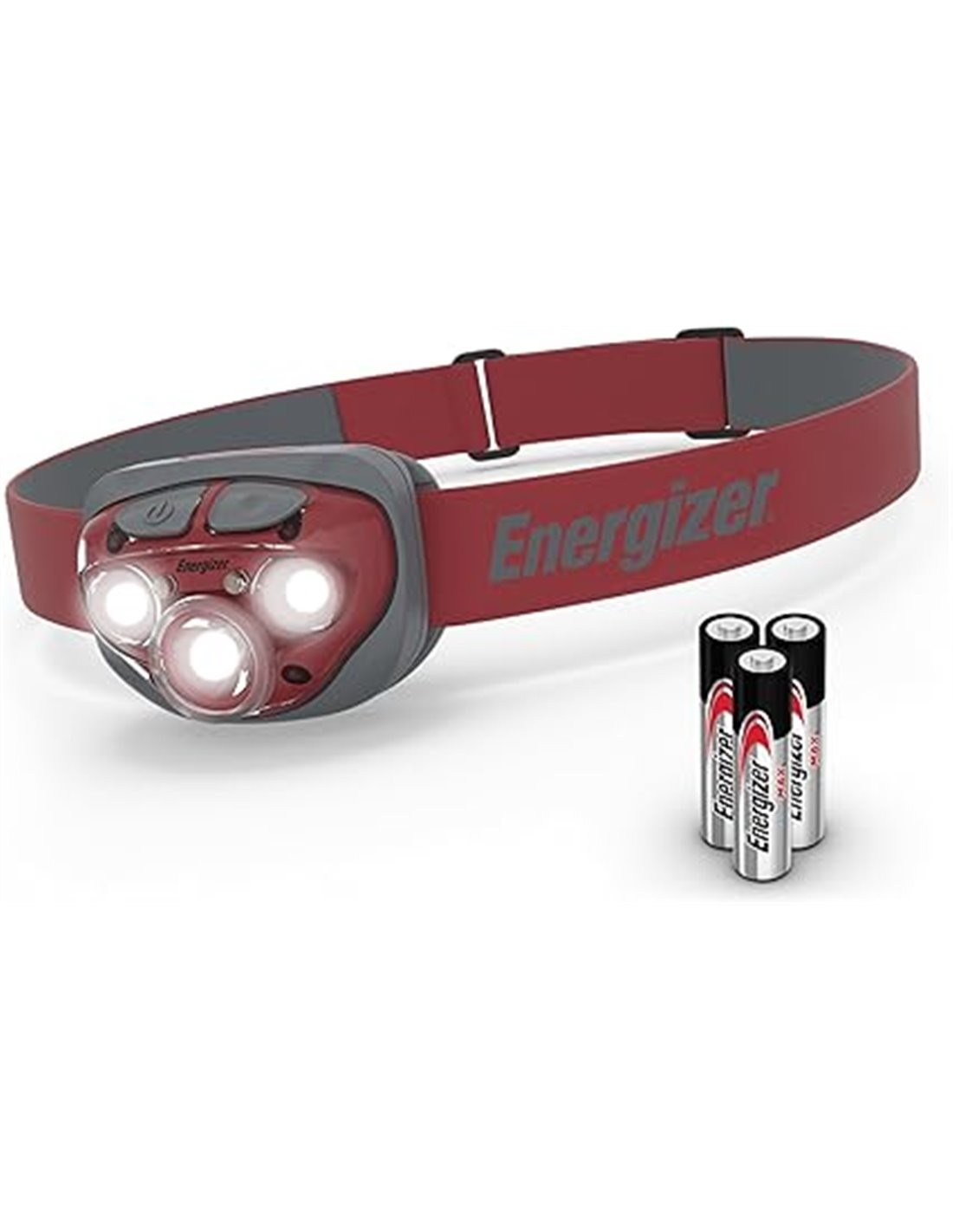Energizer Linterna Frontal LED, Luz Frontal Cabeza, Camping, Deporte, 315 Lumene